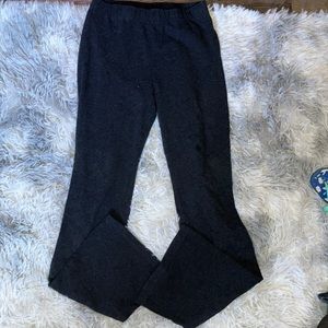 Flare dark grey flare leggings